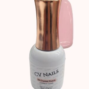 CV NAILS GEL POLISH #54- CRYSTAL PEACH