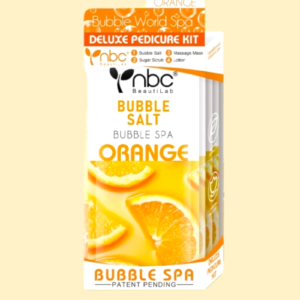 NBC BUBBLE SPA PEDICURE KIT 4 STEP - ORANGE