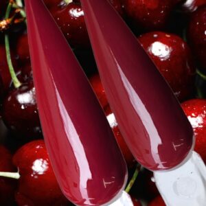 NEW ACRYLIC POWDER - CHERRY RED 8 OZ.