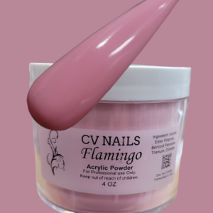 ACRYLIC POWDER - FLAMINGO 4 OZ