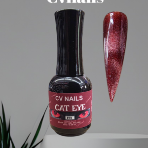CV NAILS - CAT EYE GEL RED #19
